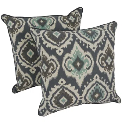 Blazing Needles 18-inch Corded Throw Pillows With Inserts (set Of 2)