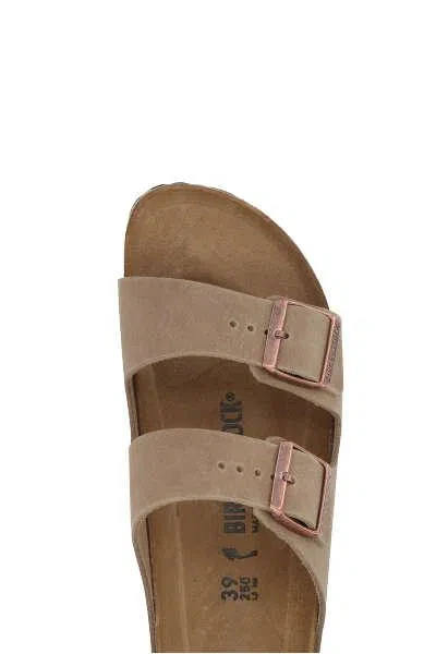 Shop Birkenstock Sandals In Tobacco Brown