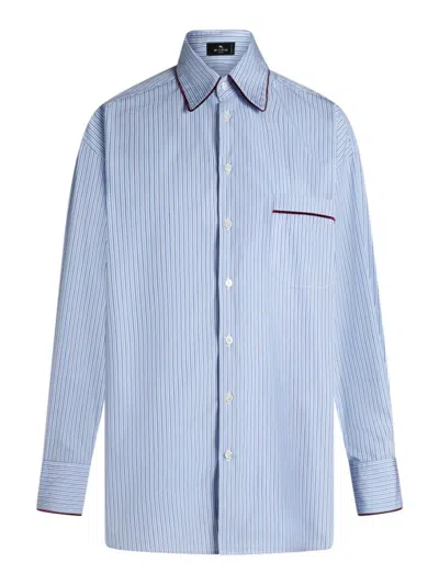 Shop Etro Shirt In Blue