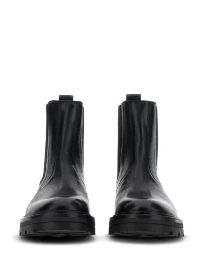 Shop Hogan Chelsea Boots H673 Shoes In Black