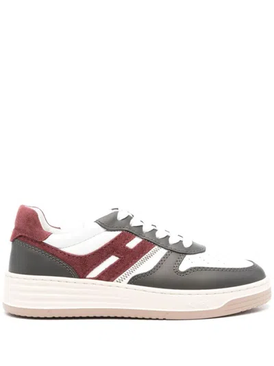 Hogan H630 Sneakers Contrasting Panels In White