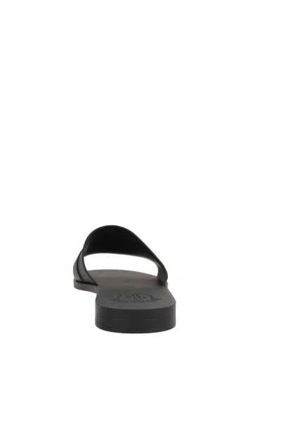 Shop Moncler Sandals In Black