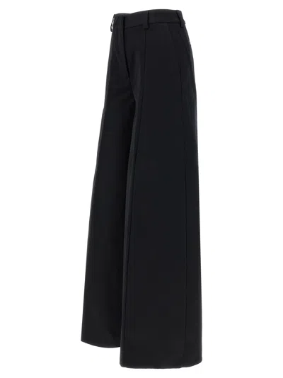 The Latest Thelatest Wide Black Alma Trousers In Black