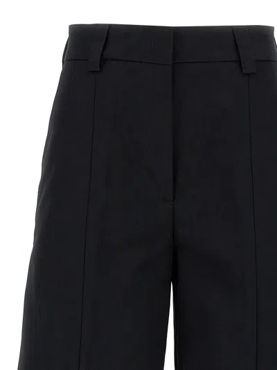 The Latest Thelatest Wide Black Alma Trousers In Black