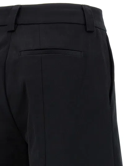The Latest Thelatest Wide Black Alma Trousers In Black