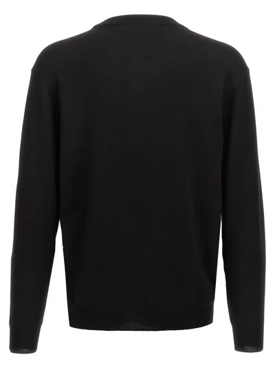 Shop Moschino Teddy Sweater In Black