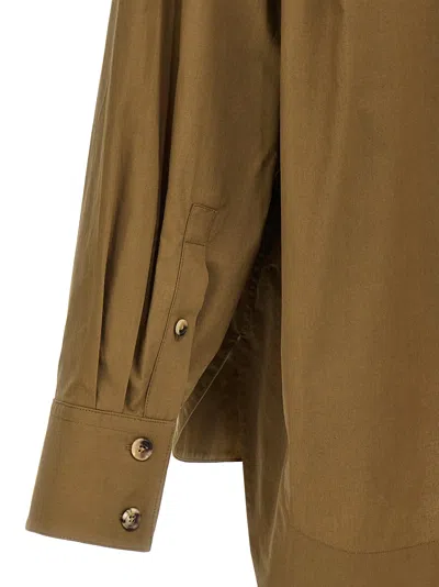 Khaite 'tito' Blouse In Brown