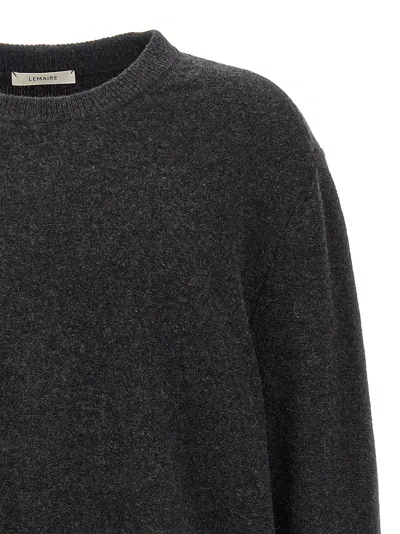 Shop Lemaire Wool Sweater In Gray