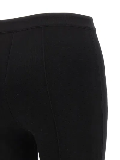 Theory Flared Full Length Pants In 黑色的