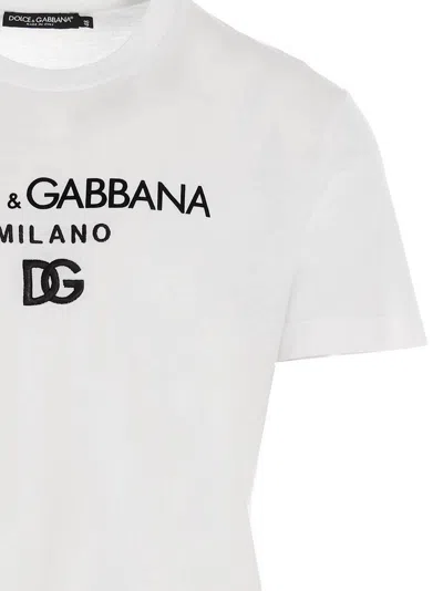Dolce & Gabbana White Cotton T-shirt