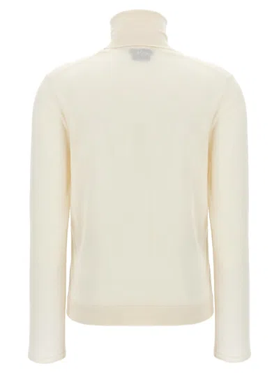 Tom Ford Silk Cashmere Turtleneck Sweater In White