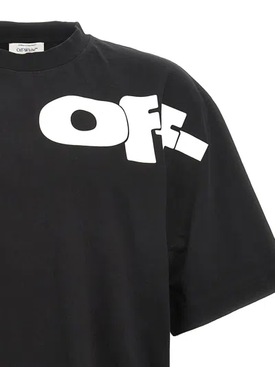 Shop Off-white Off White 'shared Logo Skate' T Shirt In White/black