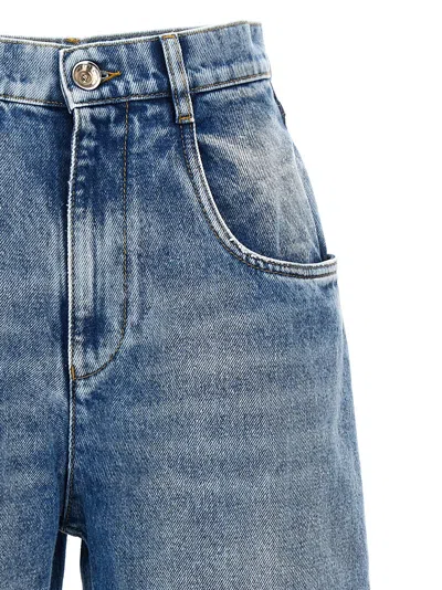 Maison Margiela Straight Jeans Mm In Light Blue