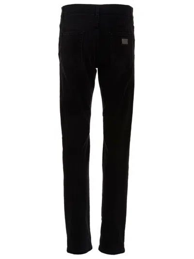 Dolce & Gabbana Dg Essential Jeans Black In Black