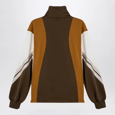 Palm Angels Colorblocked Logo Track Jacket In Multicolor