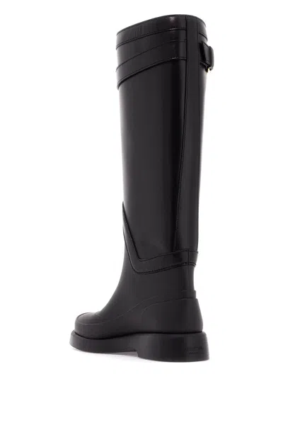 Shop Valentino Garavani Rain Boots With Vlogo, The Bold Edition In Black