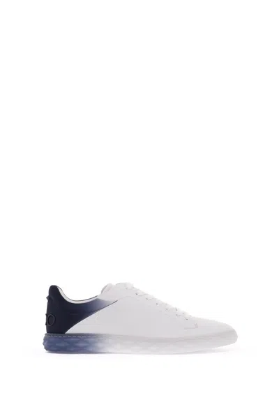 Shop Jimmy Choo Diamond Light/m Ii Sneakers In White