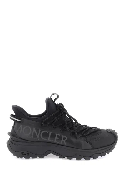 Moncler Trailgrip Lite2 Low Top Sneakers Shoes In Black