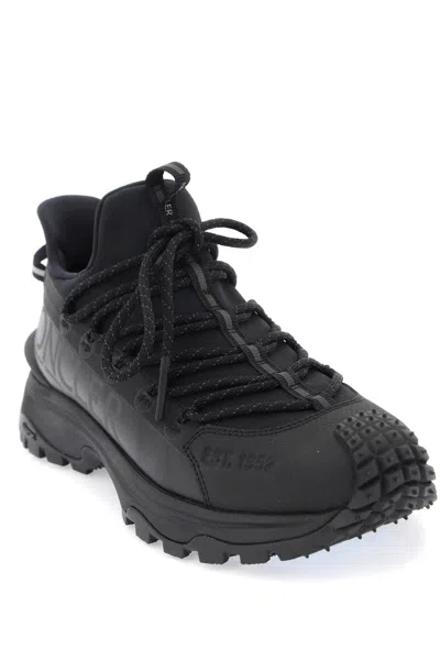 Moncler Trailgrip Lite2 Low Top Sneakers Shoes In Black