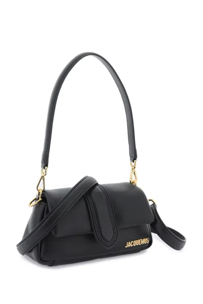 Shop Jacquemus Le Petit Bambimou Shoulder Bag In 黑色的