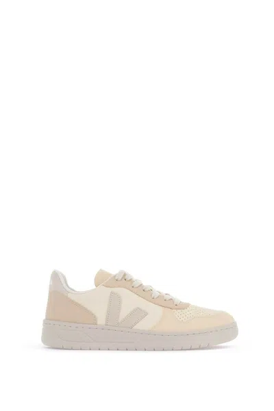 Shop Veja V 10 Sneakers In Beige