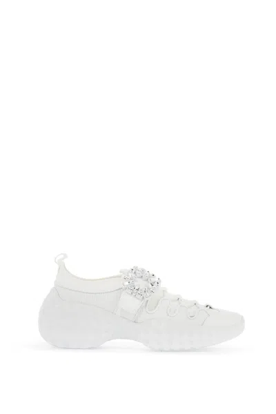 Roger Vivier Viv Sneakers White In White