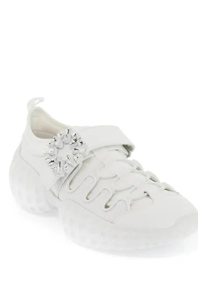 Roger Vivier Viv Sneakers White In White