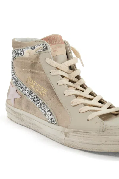 Shop Golden Goose Slide Sneakers In Neutro