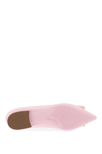 Shop Roger Vivier Gommettine Ballet Flats In 粉色的