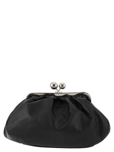 Weekend Max Mara Cubico Medium Pastry Bag In Nappa Leather In 黑色的