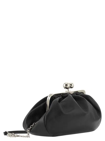 Weekend Max Mara Cubico Medium Pastry Bag In Nappa Leather In 黑色的
