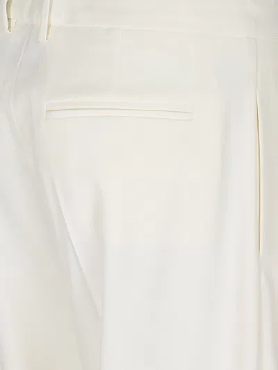 Erika Cavallini Wool Twill Cristel Jacket In White
