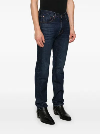 Shop Tom Ford Standard Fit Denim Jeans In Blue