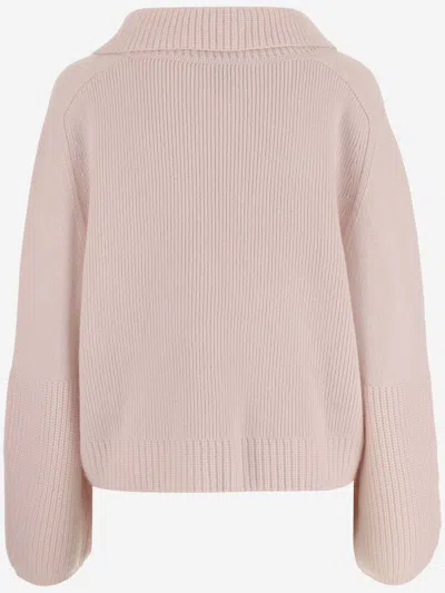 Shop Allude Cashmere Sweater In Pink