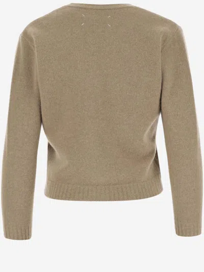 Shop Maison Margiela Wool Sweater In Brown