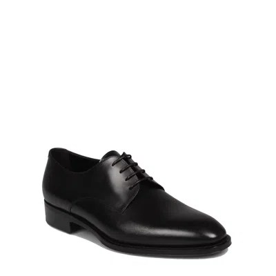 Saint Laurent Classic Derby Shoes In Black