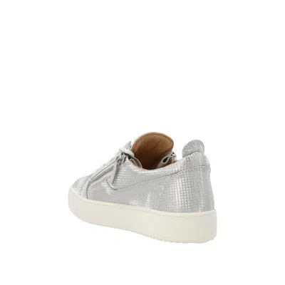 Giuseppe Zanotti May London Leather Sneakers In 银