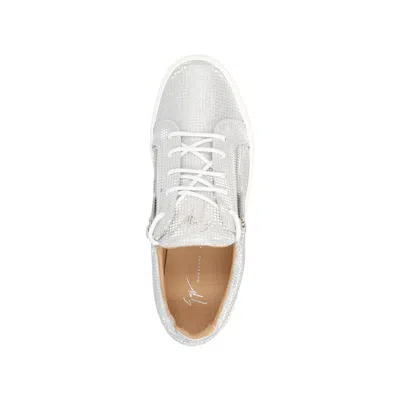 Giuseppe Zanotti May London Leather Sneakers In 银