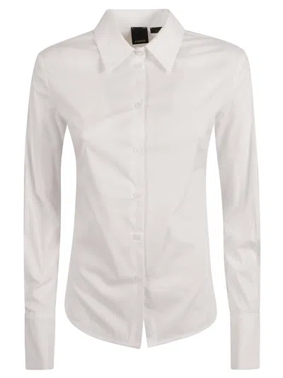 Shop Pinko Shirts In Bianco Brill.