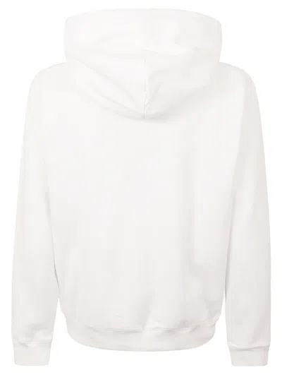Dsquared2 Icon-print Pullover Hoodie In White