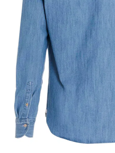 Borriello Napoli Borriello 'marechiaro' Shirt In Light Blue