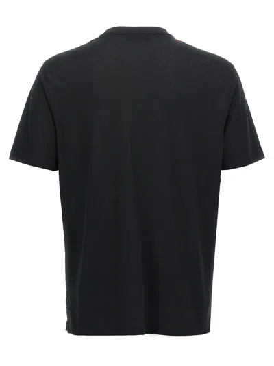 Zanone Jersey Crew Neck T-shirt In Black