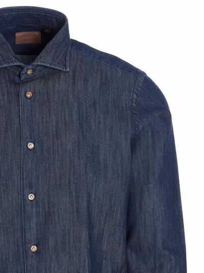 Borriello Napoli Borriello Denim Shirt In Blue
