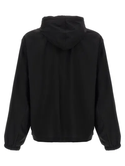 Givenchy Wool Hoodie Sweatshirt Black In Black