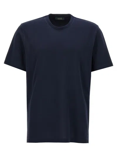 Shop Zanone Ice Cotton T Shirt In Blue