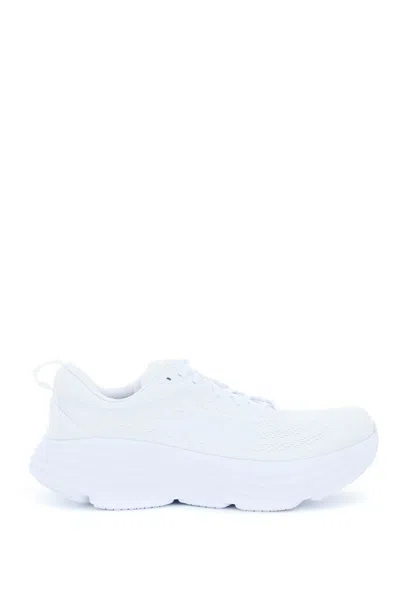 Shop Hoka Bondi 8 Sneakers In White