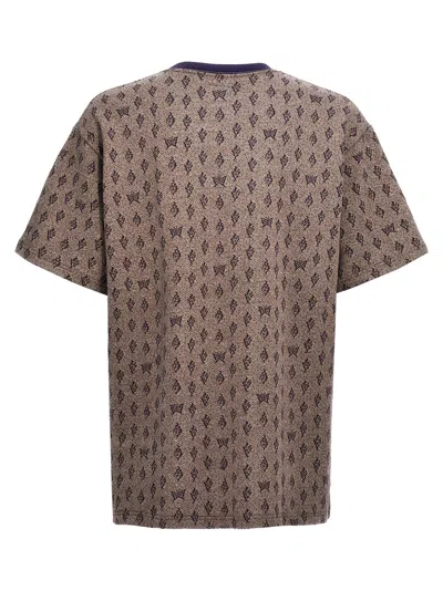 Shop Needles Jacquard Patterned T Shirt In Purple