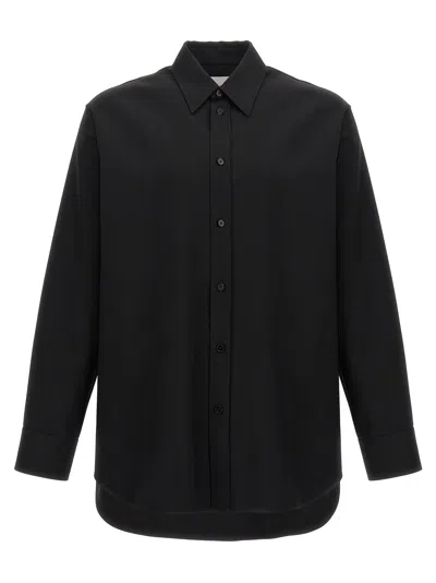 Jil Sander Black Regular Solid Shirt In Black