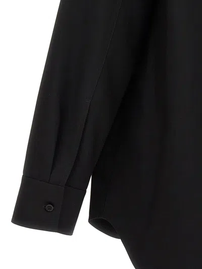 Jil Sander Black Regular Solid Shirt In Black