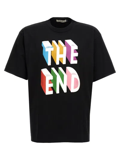 Shop Undercover 'the End' T Shirt In Black